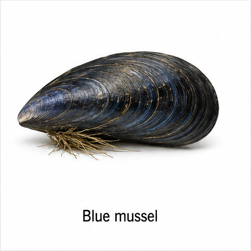 Species identification image for Blue mussel