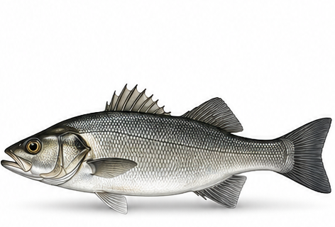 Species identification image for European bass