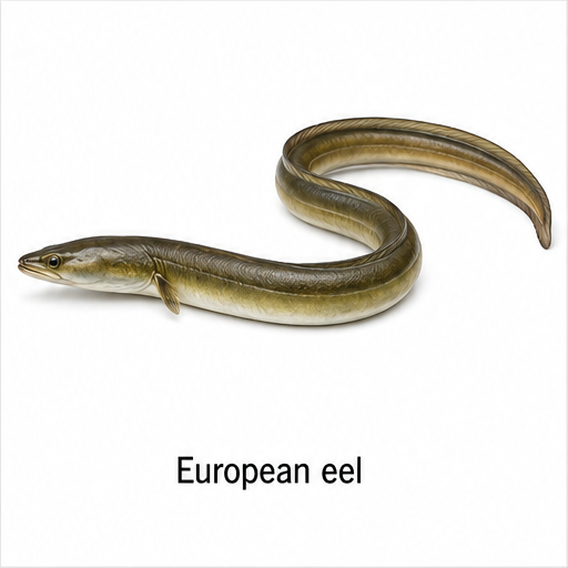 Species identification image for European eel