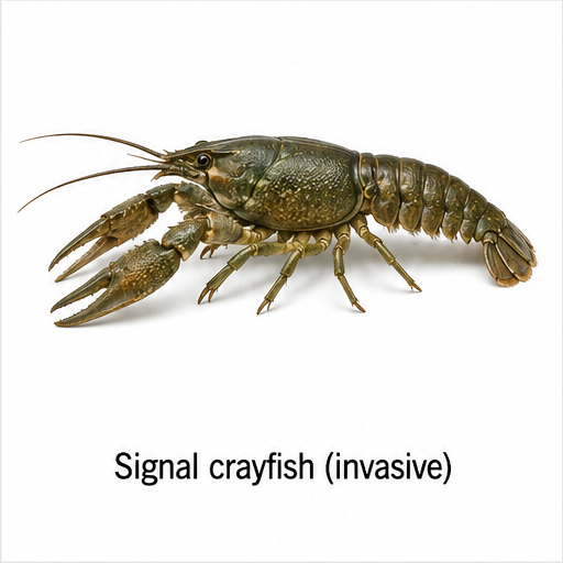 Species identification image for Signal crayfish (invasive)