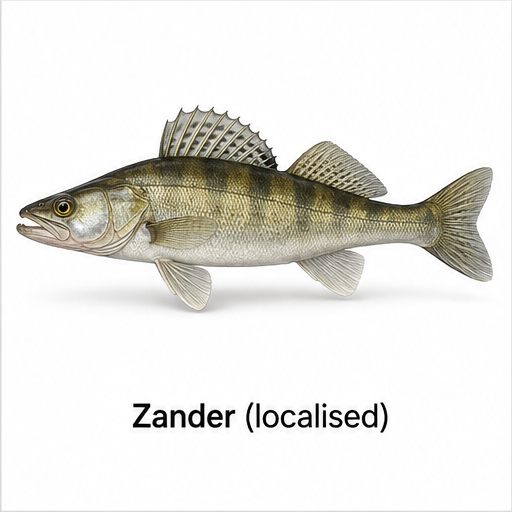 Species identification image for Zander (localised)